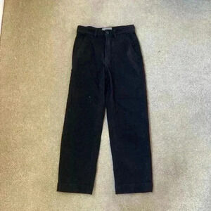 Everlane black high rise the straight leg crop jeans in size 4